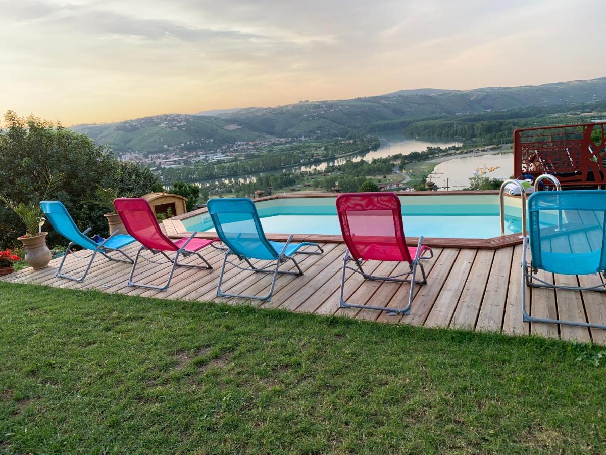 Villa Panoramique Saint-Clair-du-Rhone ภายนอก รูปภาพ